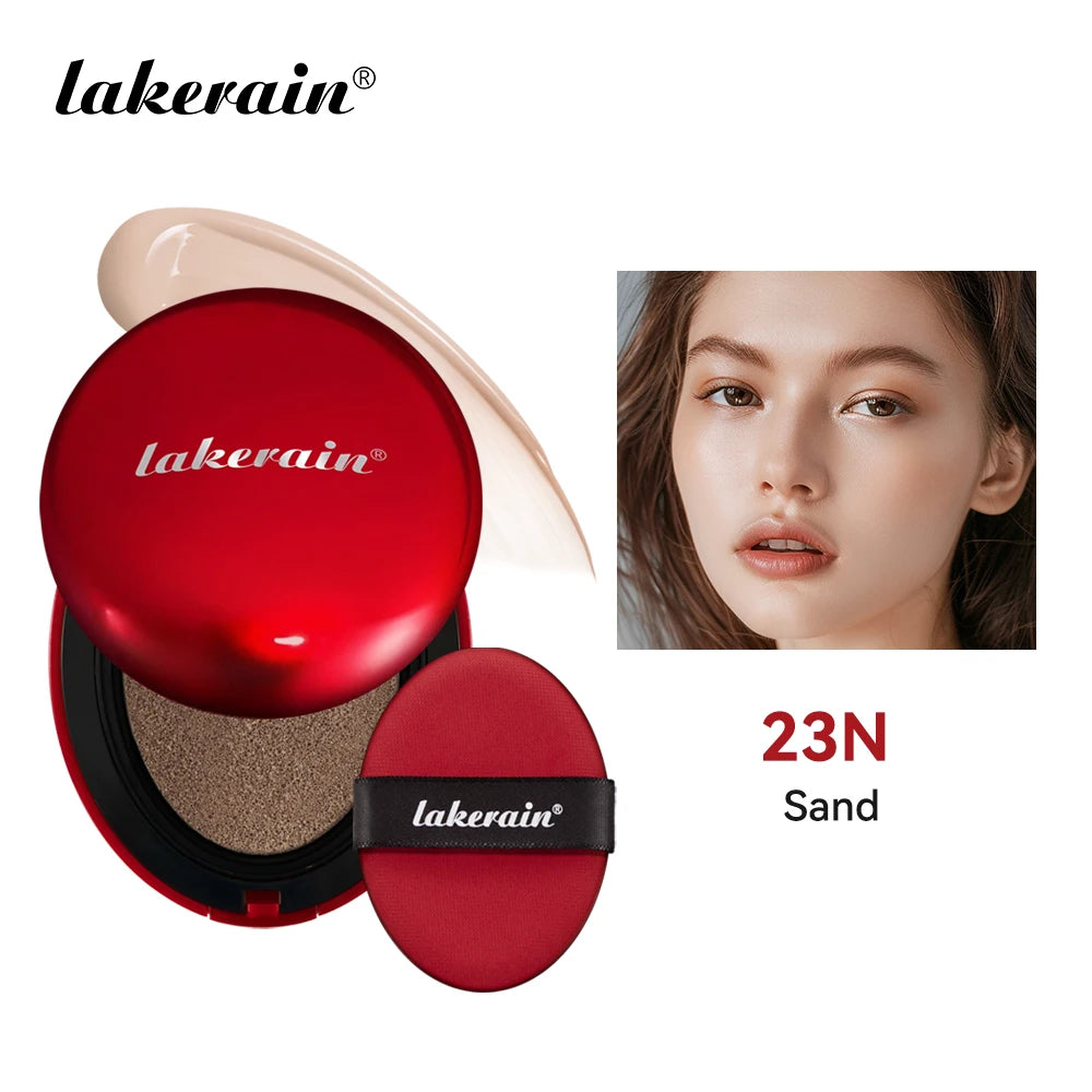 Sunscreen Cushion Foundation Fit Cushion Foundation Full Coverage Waterproof Long-Lasting Concealer Long-Lasting Makeup