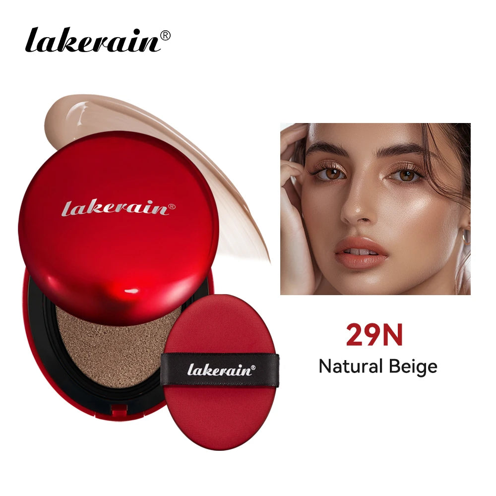 Sunscreen Cushion Foundation Fit Cushion Foundation Full Coverage Waterproof Long-Lasting Concealer Long-Lasting Makeup