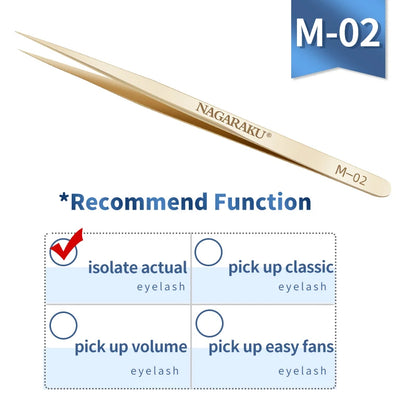 Eyelash Extension Tweezers Makeup Stainless Steel Eyelash 3D Accurate Clip